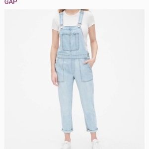 Gap Straight Leg Denim Overalls